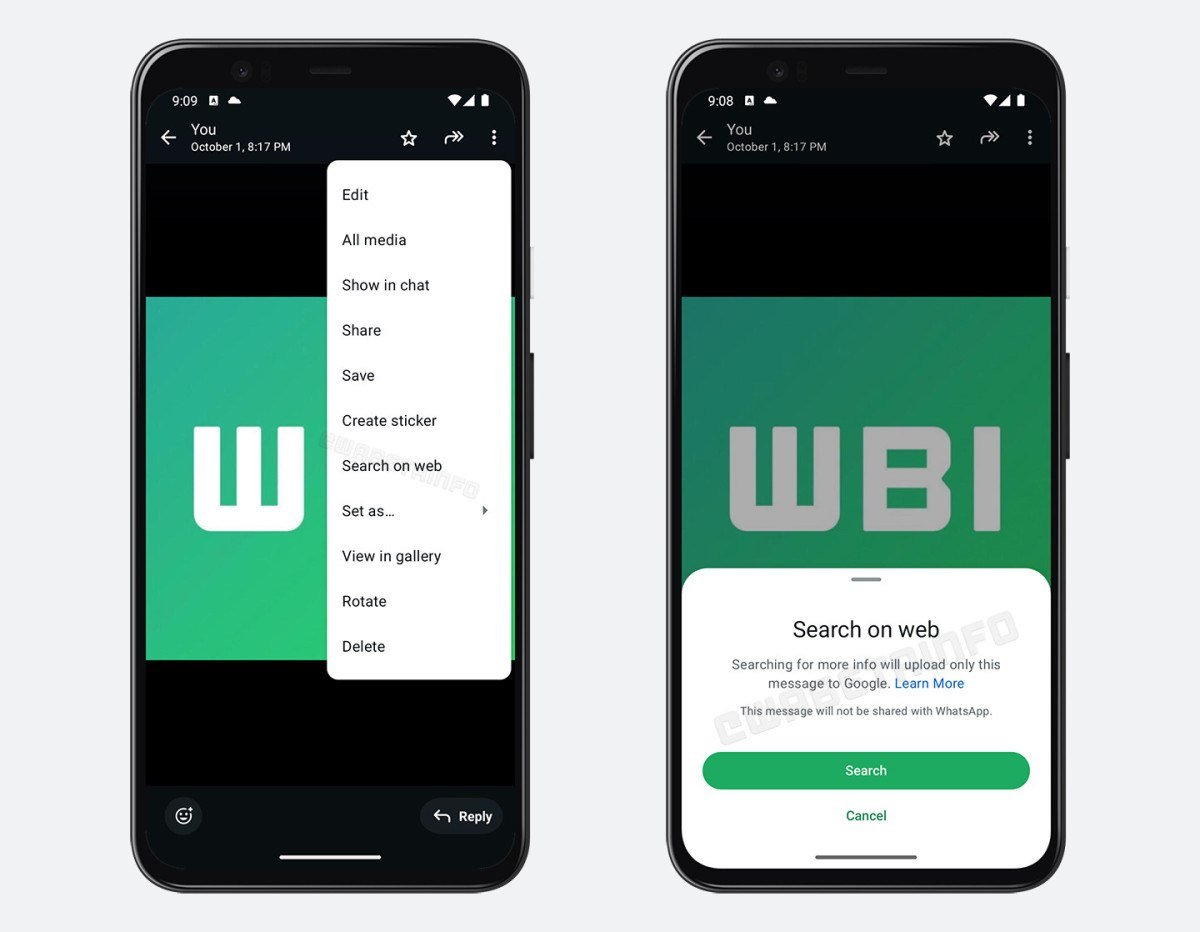 WhatsApp'tan Yeni Bir Özellik: Tersine Görsel Arama